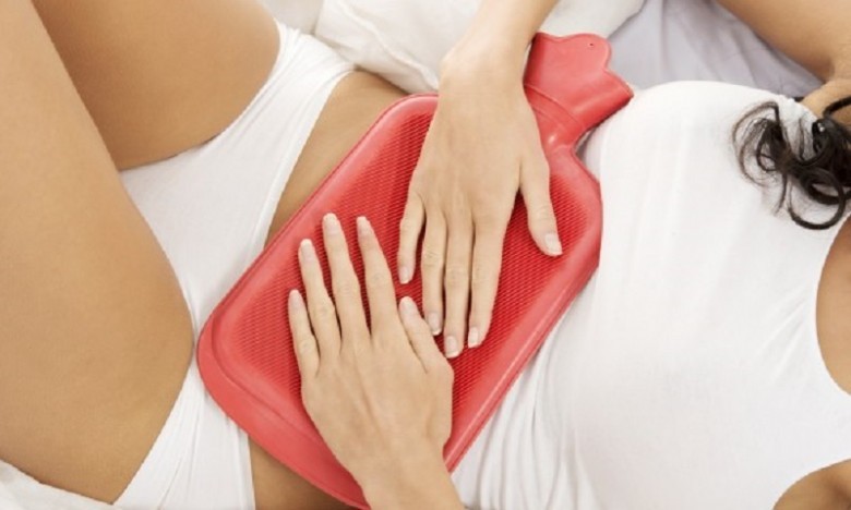 3. Apply heat by using a hot water bag