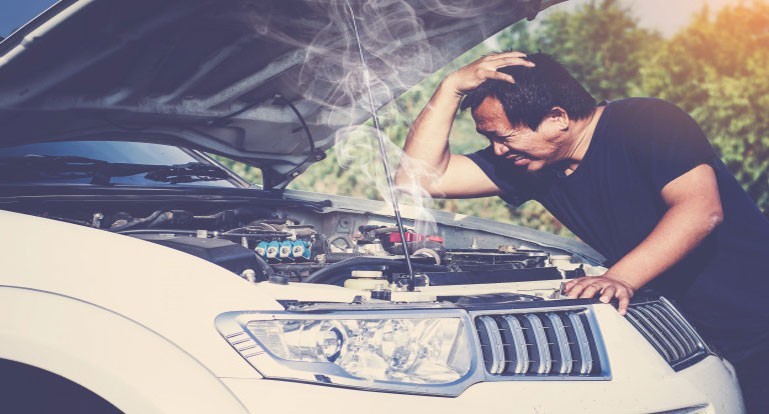 What should be done to prevent the vehicle from overheating?