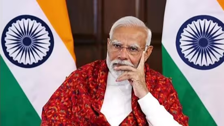 "Prime Minister Modi's Humble Gesture: Resting on the Floor and Sipping Coconut Water Ahead of Ram Temple Ceremony"